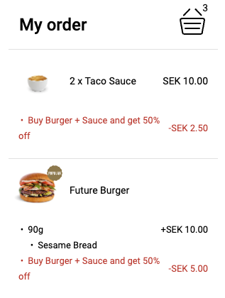 Discount Per Item