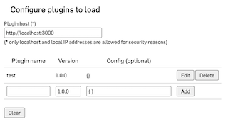 Page configurator